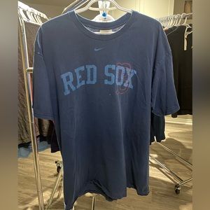 Boston Red Sox mlb nike centre swoosh tee